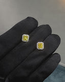 Vivid Yellow Radiant Stud