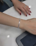 Emerald Cut Bracelet Wset S