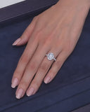 Oval Halo Ring