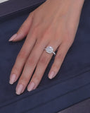 Cushion Full Pave Ring