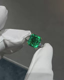 Green Emerald Classic Ring