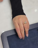Round Baguette Princess Ring