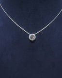 Round Halo Pendant