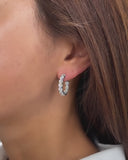 Round Hoop Earrings