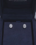 Oval Stud Earrings