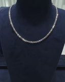 2.5mm 3prong Tennis Necklace