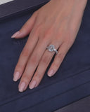Emerald Full Pave Ring