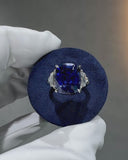 Sapphire Cushion Ring