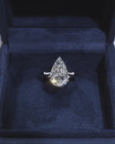 Pear Shape Solitaire Ring